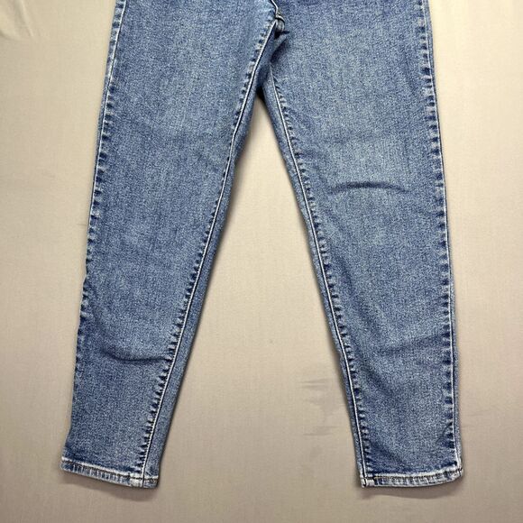 Levi’s Tag Size 26 High Waisted Taper Jeans Women's Stretch Pleats Blue - Picture 3 of 16
